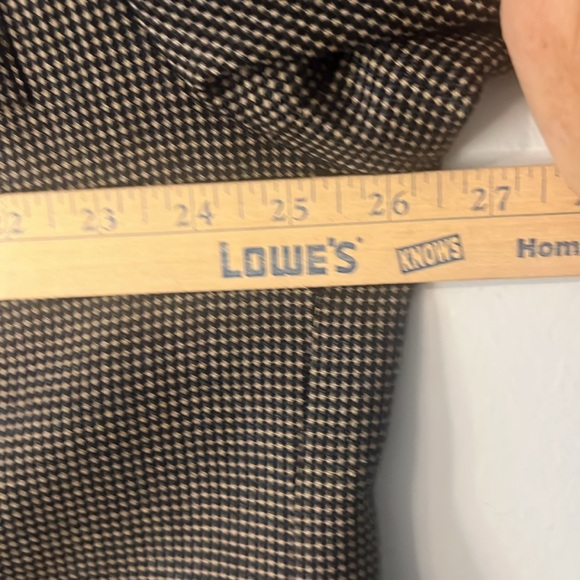 LU STRADA Sports Coat Brown Black Three Button Down Very Nice Condition! - Picture 8 of 9